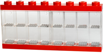 Minifigure Display Case 16 – Red