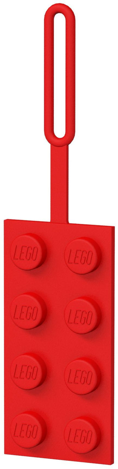 2x4 Red Luggage Tag