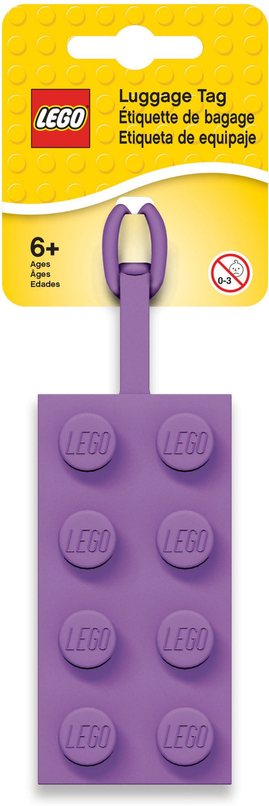 2x4 Lavender Luggage Tag