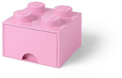 4 Stud Light Purple Storage Brick Drawer