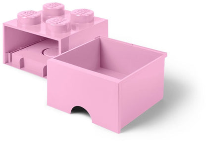 4 Stud Light Purple Storage Brick Drawer