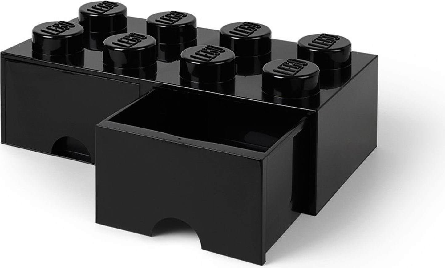 8 Stud Black Storage Brick Drawer