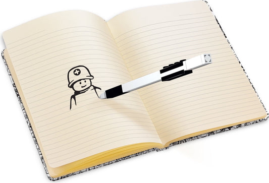 Mini Figure Notebook with gel pen