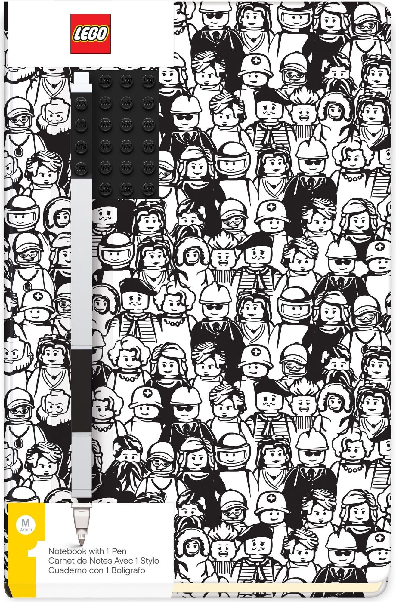 Mini Figure Notebook with gel pen