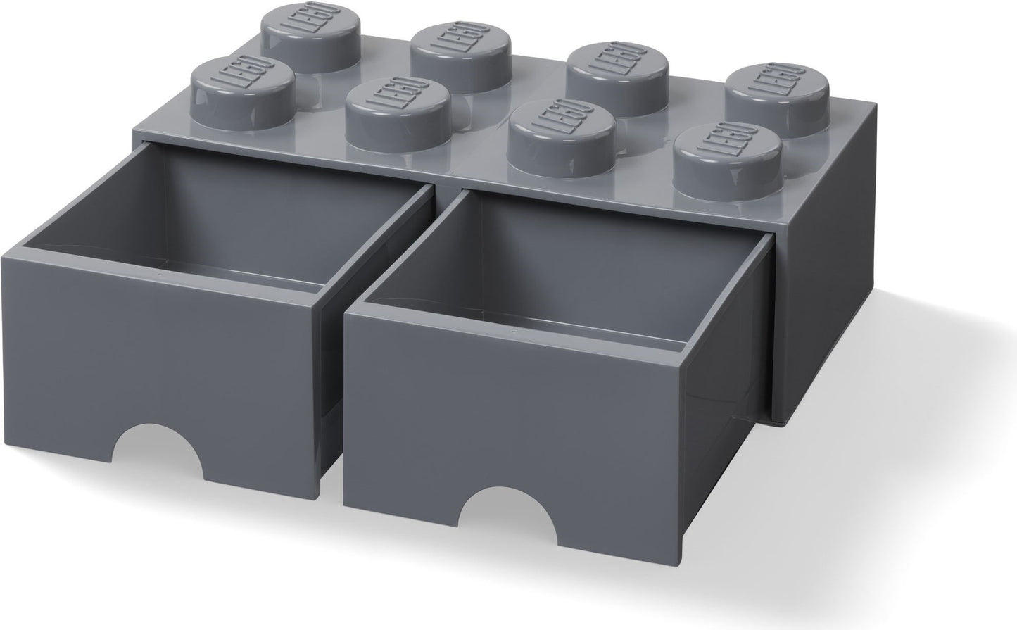 8 Stud Dark Gray Storage Brick Drawer