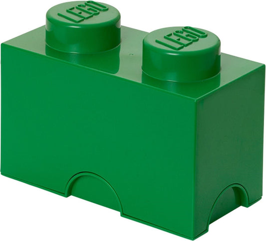 2 Stud Storage Brick Green