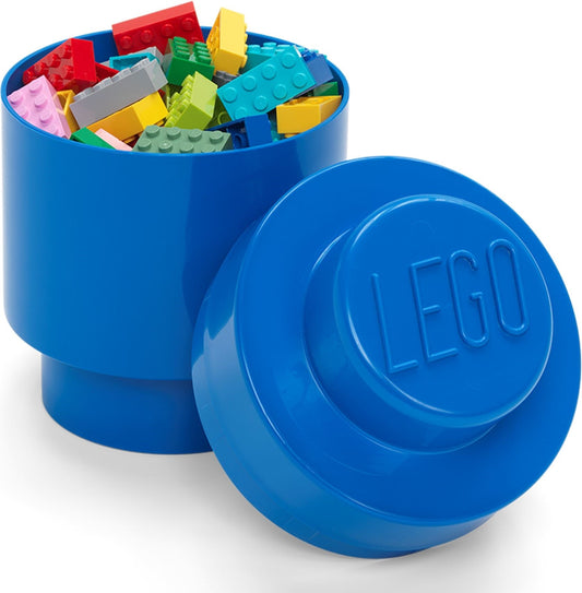 1 Stud Round Storage Brick Blue