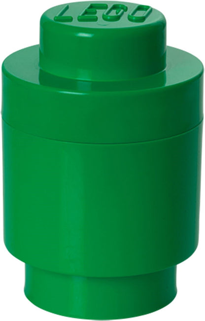 1 Stud Round Storage Brick Green