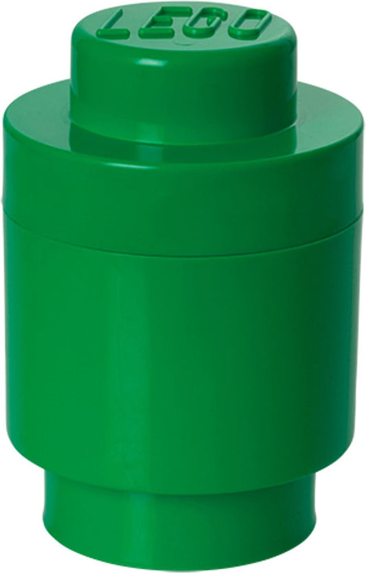 1 Stud Round Storage Brick Green