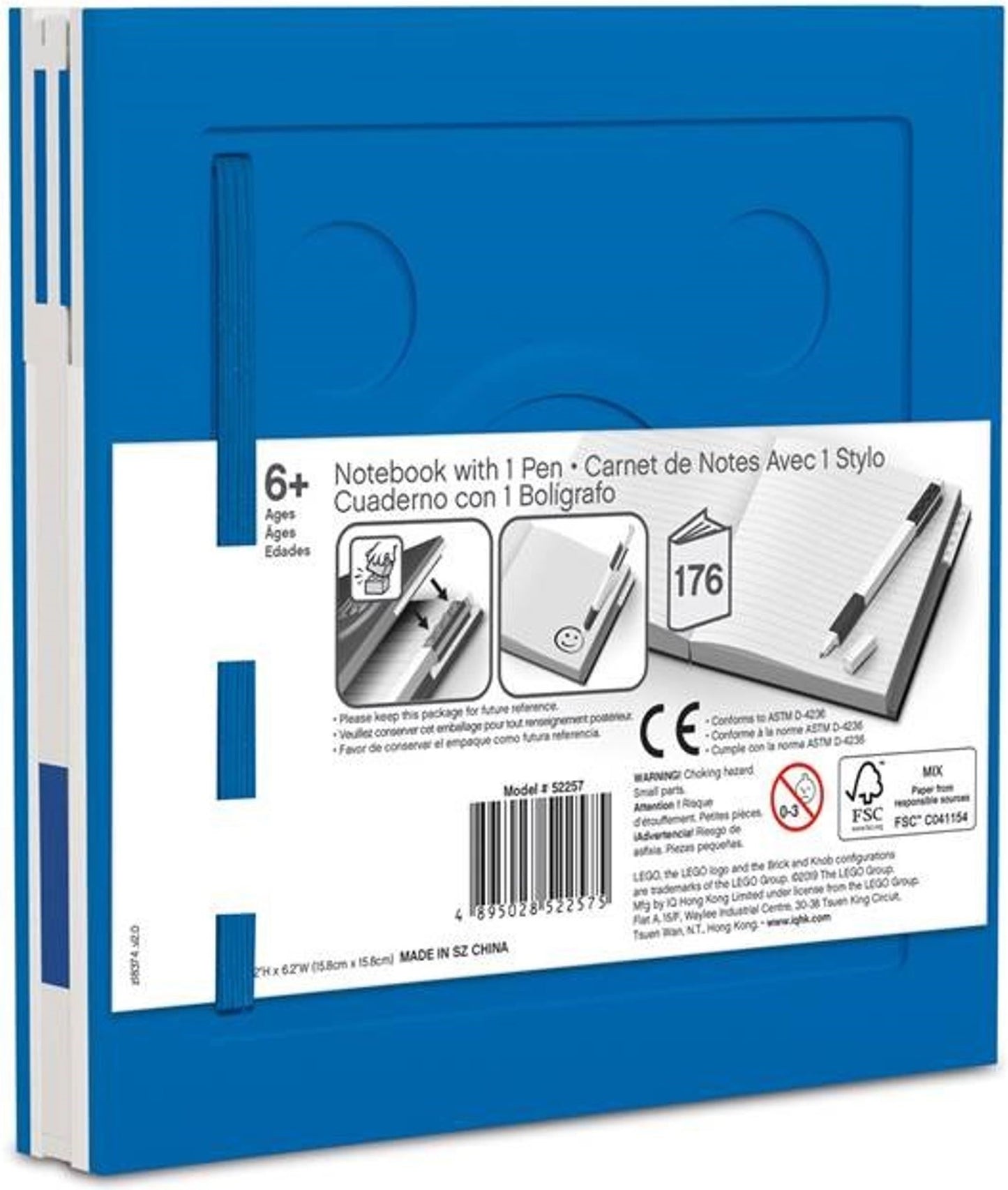 Notebook with Gel Pen - Blue