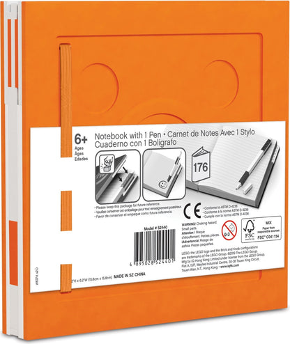 Notebook with Gel Pen - Orange