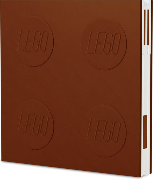 Notebook with Gel Pen - Brown