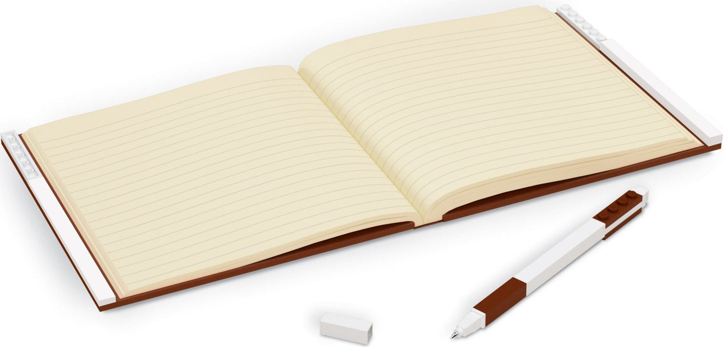 Notebook with Gel Pen - Brown
