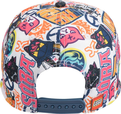 Twill Baseball Cap with AOP Print