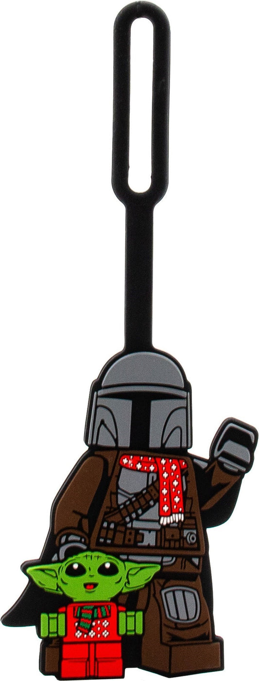 The Mandalorian with Grogu Holiday Bag Tag