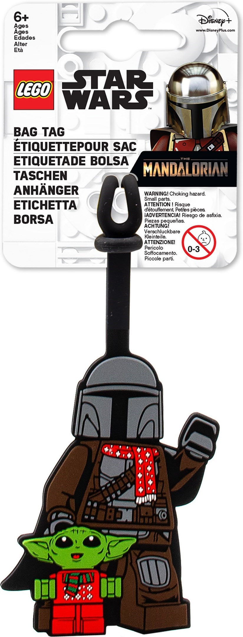 The Mandalorian with Grogu Holiday Bag Tag