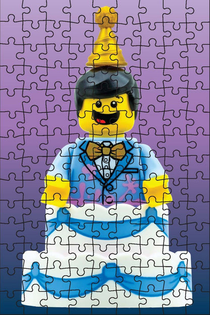 Mystery Minifigure Mini-Puzzle Blue Edition