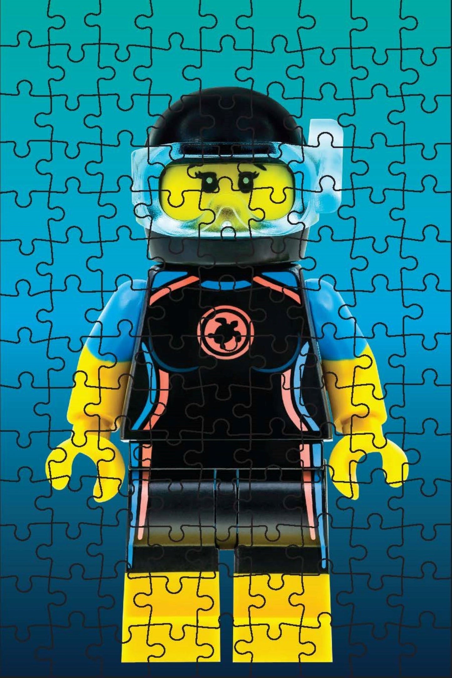 Mystery Minifigure Mini-Puzzle Blue Edition