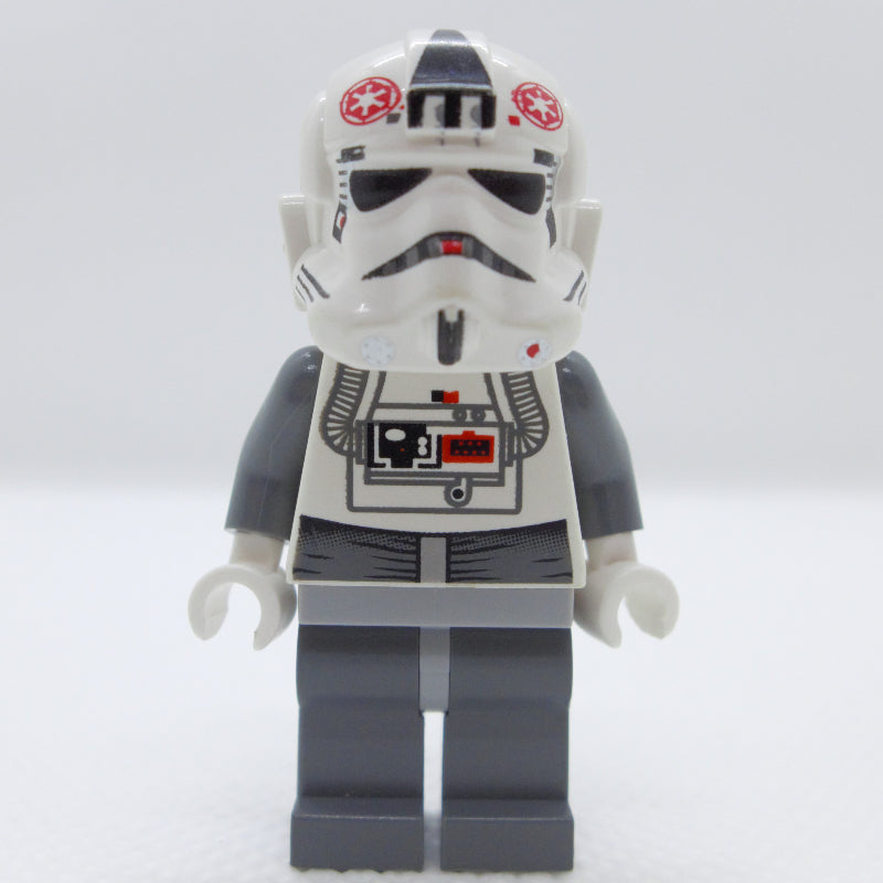 AT-AT Driver, White Uniform, Plain Black Head (87556 Helmet)