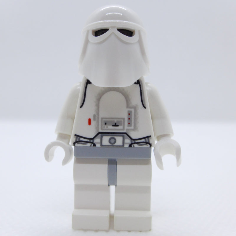 Snowtrooper, Light Bluish Gray Hips, Plain Black Head, White Hands