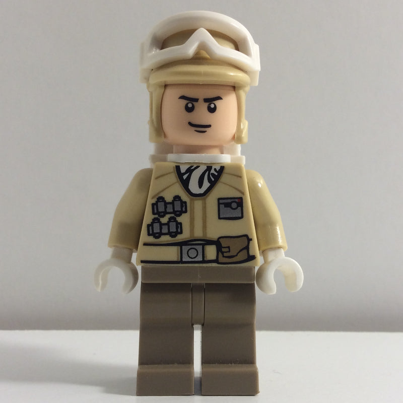 Rebel Trooper in Hoth Uniform, Tan Hat, Black Chin Line