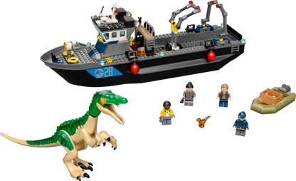 Baryonyx Dinosaur Boat Escape