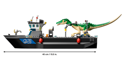 Baryonyx Dinosaur Boat Escape