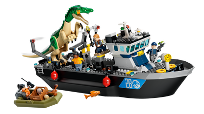 Baryonyx Dinosaur Boat Escape