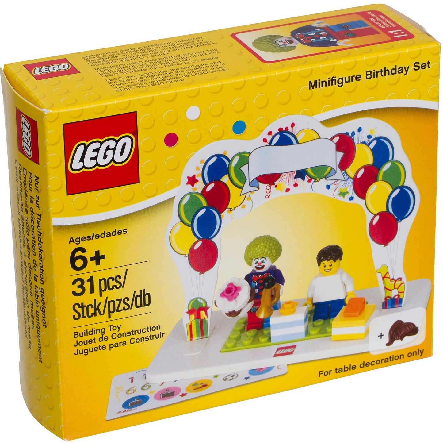 LEGO Minifigure Birthday Set