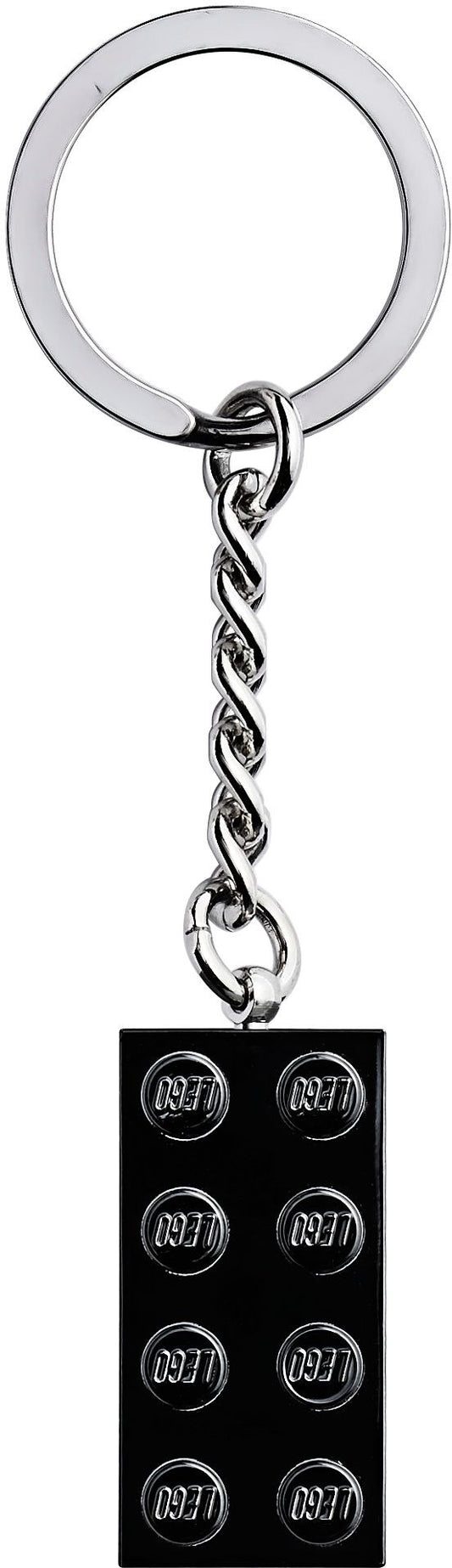 2x4 Black Metal Keyring