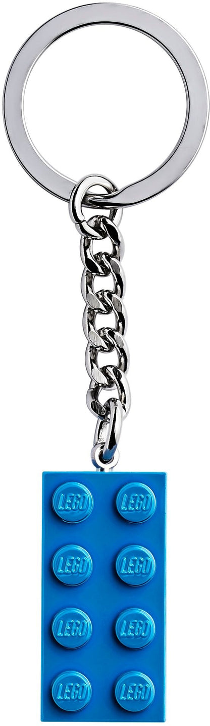 2x4 Bright Blue Keyring